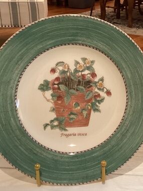 Set of (3) Wedgwood “Sarah’s Garden” Salad Plates